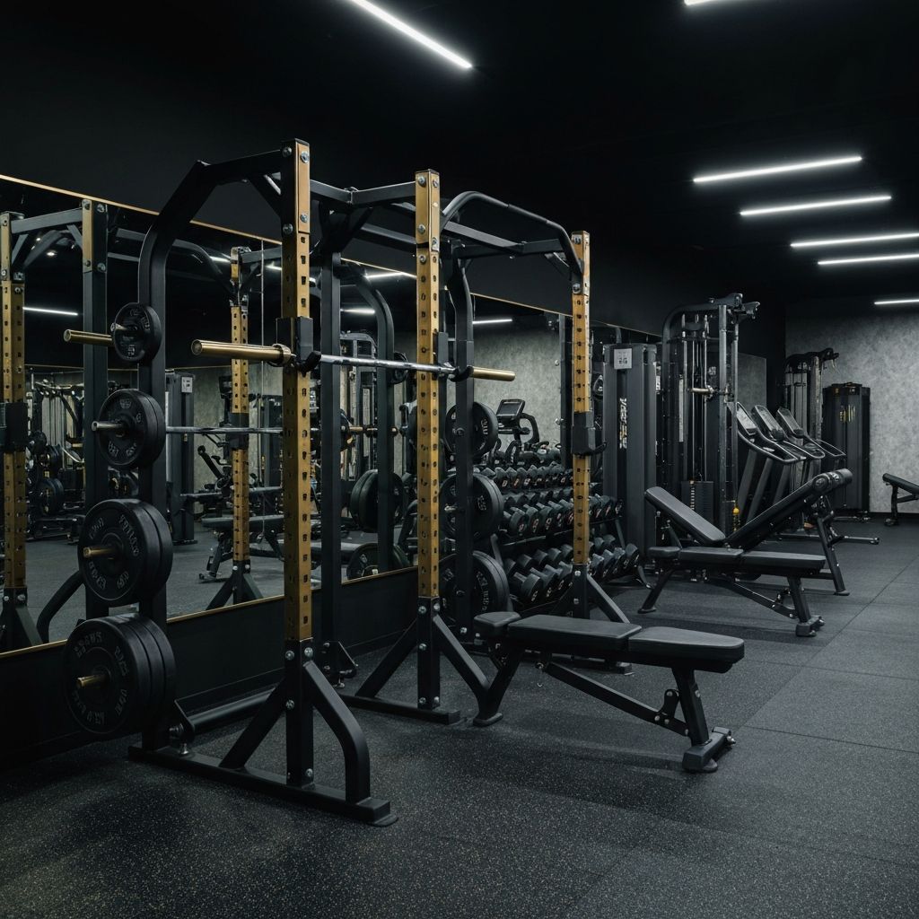 Weight training area
